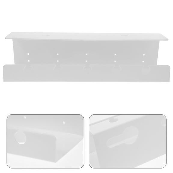 WHAMVOX Cable Management Tray Under Desk Cash Organizer No Drill Cable Holder Under Desk Wire Organizer