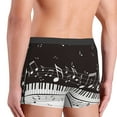 thumbnail image 4 of Bingfone Piano Keys With Musical Notes Men's Underwear - Casual Stretch Boxer Briefs-X-Large, 4 of 7