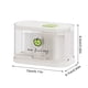 thumbnail image 2 of Caja de tenedor desechable tipo empujador | Contenedor de almacenamiento de gran capacidad | 50 mini cosechas reutilizables de frutas para pastel enlatado, postre y entrantes | Diseño de botones que, 2 of 7