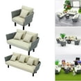 thumbnail image 2 of Detailed Small Sofa Model Figurine With Pillow For Craft Enthusiasts And Scene Display Decors 1/20 1/25 1/30 Scale, 2 of 7