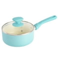 thumbnail image 4 of Spice by Tia Mowry - Tia's Healthy Nonstick Ceramic 10-Piece Mint Aluminum Cookware Set, 4 of 12