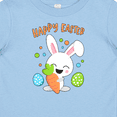 thumbnail image 4 of Inktastic Happy Easter Bunny with Eggs and Carrot Boys or Girls Baby T-Shirt, 4 of 5