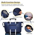 thumbnail image 4 of Juego de equipaje LARVENDER Softside de 3 piezas con cierre TSA, azul, 4 of 6