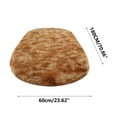 thumbnail image 3 of Soft Shaggy Rug for Kids Bedroom Oval 23x70 In Plush Fluffy Rugs for Living Room Furry Carpet for Teen Girls Room Anti-Skid Fuzzy Comfy Rug for Nursery Cute Baby Play Mat Tie-Dyed Grey Multicolor, 3 of 6
