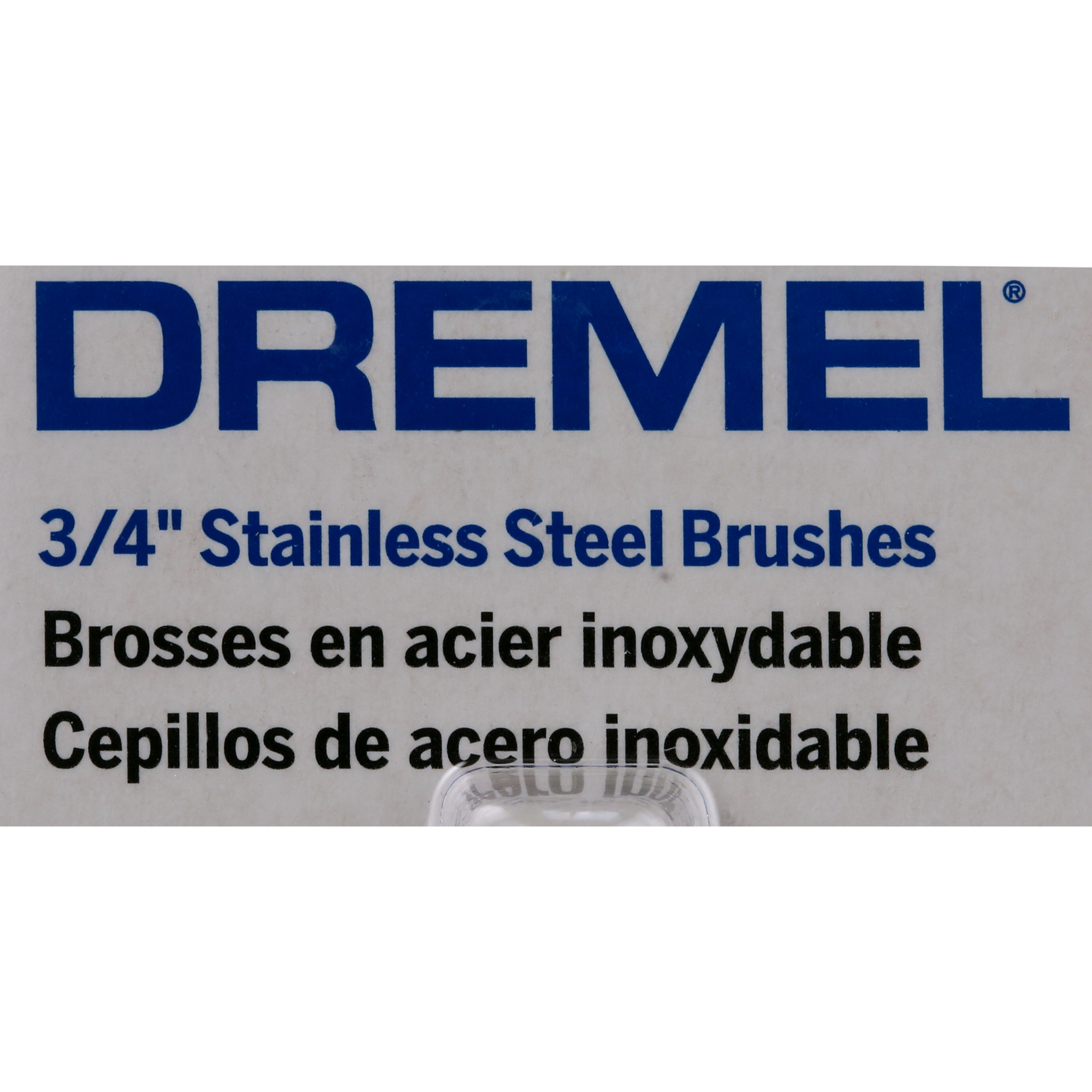 Dremel 530-02 3/4" Diameter Stainless Steel Brushes for Rotary Tools 2 Pack