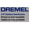 thumbnail image 4 of Dremel 530-02 3/4" Diameter Stainless Steel Brushes for Rotary Tools 2 Pack, 4 of 8