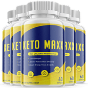 (5 Pack) Keto Maxx - Supplement for Weight Loss - Energy & Focus Boosting Dietary Supplements for Weight Management & Metabolism - Advanced Fat Burn Raspberry Ketones Pills - 300 Capsules