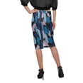 thumbnail image 3 of Moomaya Printed Skirts For Women Knee Length Skirt For Girls Casual Clothing, 3 of 6