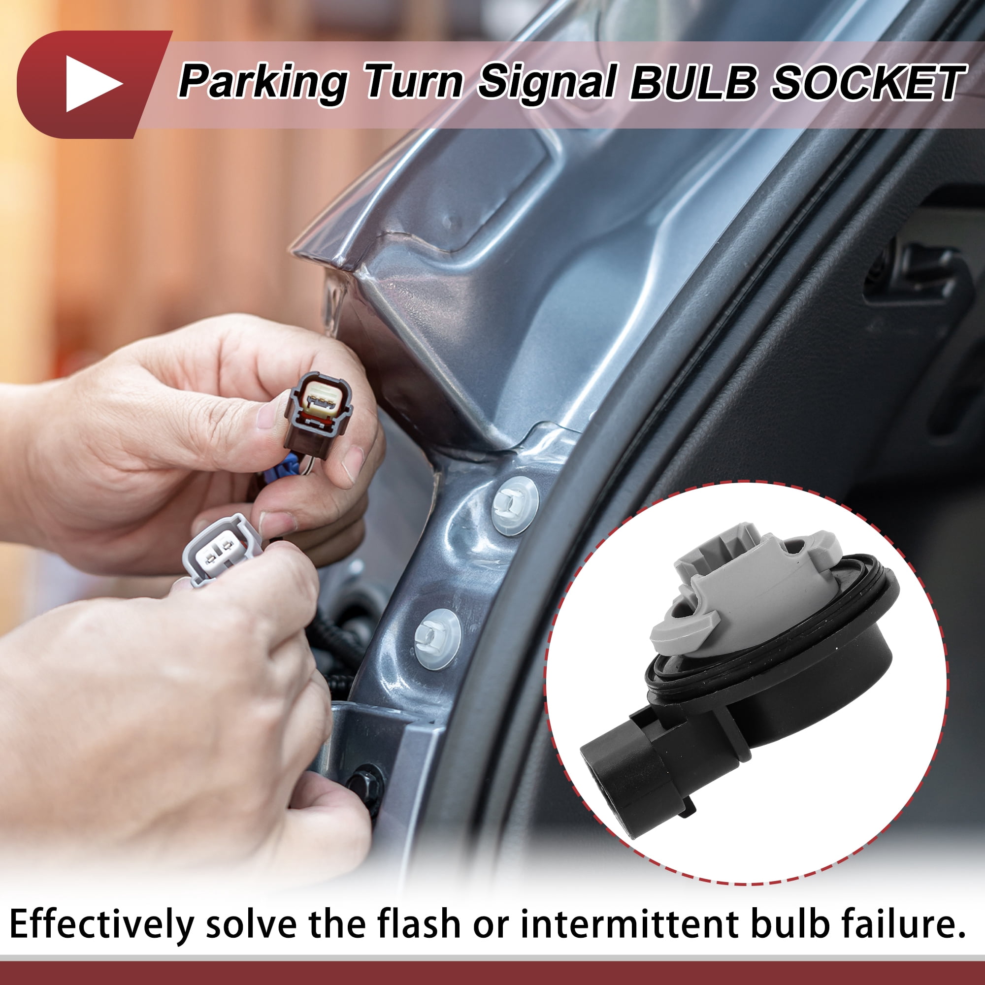 Unique Bargains Parking Turn Signal Socket for Buick Lesabre 2000-2005 12335587