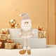 thumbnail image 4 of Juguetes de piscina, juguetes para bebés, juguetes para niños pequeños, decoraciones navideñas, tela beige, postura sentada, piernas suspendidas, Papá Noel, muñeco de nieve, juguetes, adornos, accesor, 4 of 8