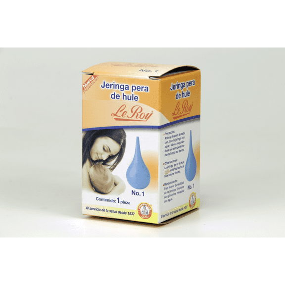 JERINGA PERA DE HULE MARCA LE ROY NO. 1 JGA PIEZA