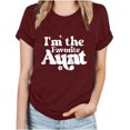 thumbnail image 1 of Fiudx Ofertas Flash Del Día Solo En Línea Tops con Estampado de Moda para Mujer, Blusa de Manga Corta, Camisetas Divertidas con Cuello Redondo, 1 of 4
