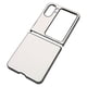 thumbnail image 4 of Funda plegable para teléfono, funda protectora ABS brillante para teléfono, funda anticaída para Find N2 Flip, color blanco, 4 of 14