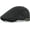 Black, variant on Men's Mesh Cap Breathable Summer Newsboy Hat Adjustable Beret Ivy Cap Irish Cabbie Driving Hunting Hats