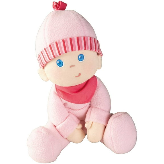 HABA Snug Up Luisa 8" My First Baby Doll, Newborn Toys for Baby Shower Gifts