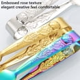 thumbnail image 4 of Tongs mini azúcar accesorios de acero inoxidable de 4,3 pulgadas (rosa) Plata 5pcs, 4 of 7