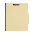 thumbnail image 1 of The File King Two Divider Manila Classification File Folder - Letter Size | 10 Pack | 2/5 ROC Top Tab | 1" Expansion | 2" Fastener Prongs | Made in America, 1 of 4