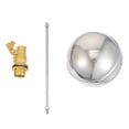 thumbnail image 1 of Shisuyan 1pc Stainless Steel Water Tower Tank Floating Ball Water Level Controller (DN20), 1 of 8