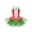 Red, variant on ZDHoor Girls Sleeveless Sequins Tutu Christmas Santa's Elf Costume Gymnastics Leotard Dance Costumes Red 4