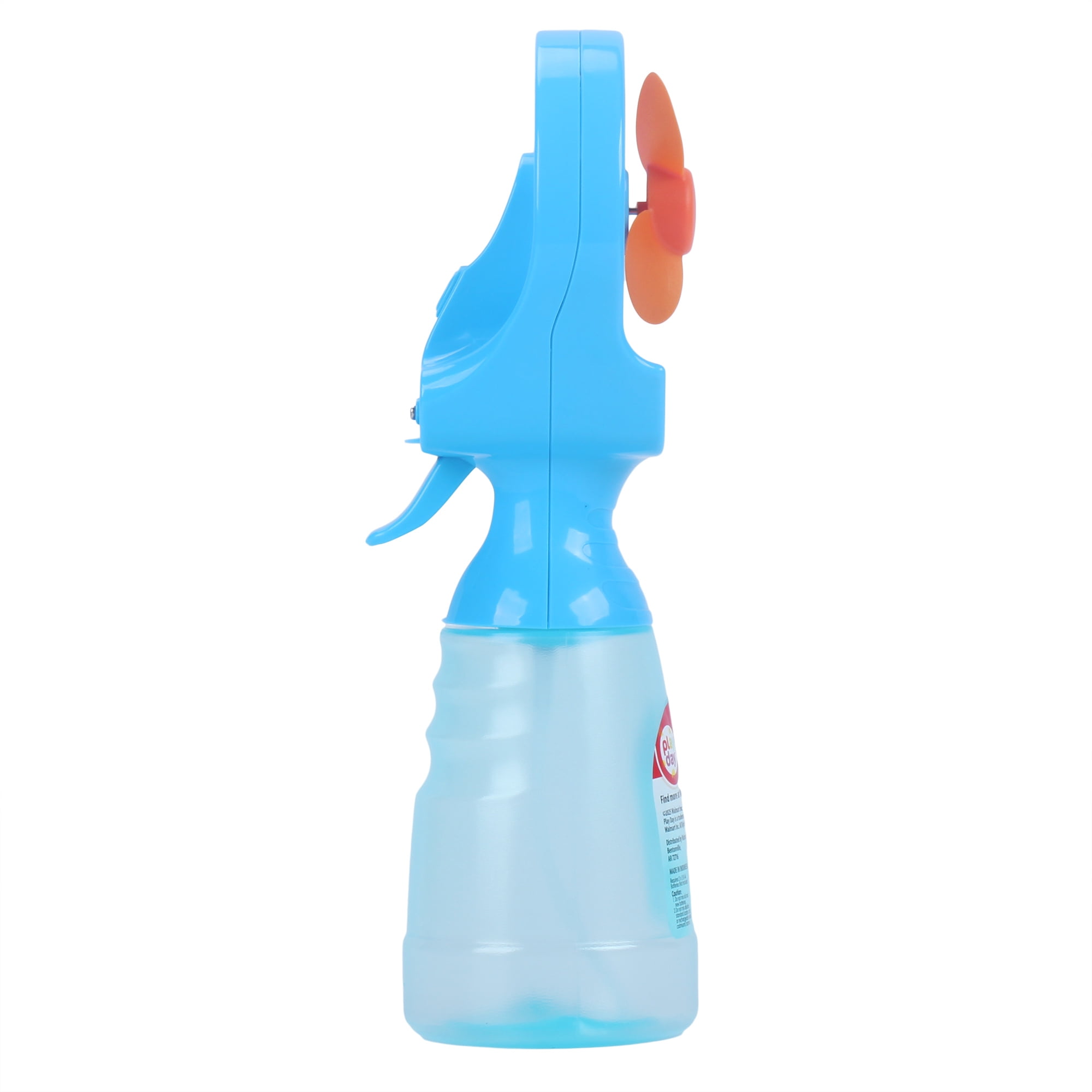 (4 pack) Play Day Portable Mist Fan With 12oz Water Bottle