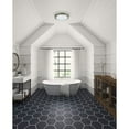 thumbnail image 4 of Good Housekeeping Yorkshire Bathroom Ventilation Fan with Light, Brushed Nickel, 4 of 7