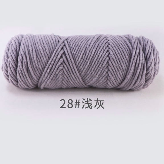 Nvzi 1 Piece 100g Light Grey Cotton Yarn,Soft Yarn for Crocheting,Yarn for Crafts,High-Quality Yarn Ideal for DIY Handicrafts, Durable Yarn–Perfect for Daily Handcrafting Needs