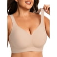 thumbnail image 6 of Cueply Bras for Women Plus Size Wireless Bra Full Coverage Support Wide Strap Seamless Comfort, 6 of 9