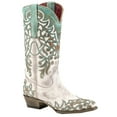 thumbnail image 2 of Ferrini Womens Ivy Embossed Embroidered Snip Toe Pull On Cowboy  Mid Calf D, 2 of 4