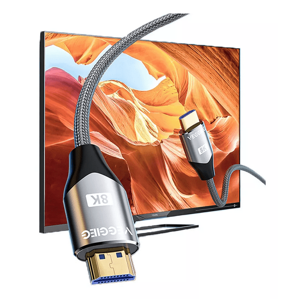 Cable Hdmi 2.1 Video 4k 120hz 8k 60hz Para Ps5 Xbox 5 Metros Walmart en linea