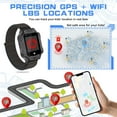 thumbnail image 5 of SHANNA 4G Smart Watch for Girls Boys, Smart Watch Phone with Calling, SOS, GPS, Camera, Flashlight, GPS Tracker for 3-12 Years Kids Birthday Xmas Gift, Black, 5 of 8