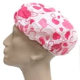 thumbnail image 5 of 12 Pack Shower Cap Women Bath Hat Waterproof Elastic Band Protects Hair Home Lot, 5 of 7
