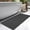 Dark Grey, variant on Bath Mat-Absorbent Quick Dry Bathroom Floor Mats-Washable Rubber Backing Bath Mats for Bathroom Rugs Fit Under Door-Bath Rug for in Front of Sink Bathtub Shower Room, Grey 24''x70''