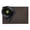 Dark Mahogany, variant on Amalfi Basketweave Black Vinyl Woven Placemat - 16" x 12" - 6 count box