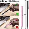 thumbnail image 2 of Long Stylus Pens for Touch Screens (5 Pack 185mm) High Sensitivity, Precision and No Scratches, Compatible with iPad, iPhone, Android, Tablets and More. Capacitive Touchscreen Stylist Mesh Fiber Tips, 2 of 14