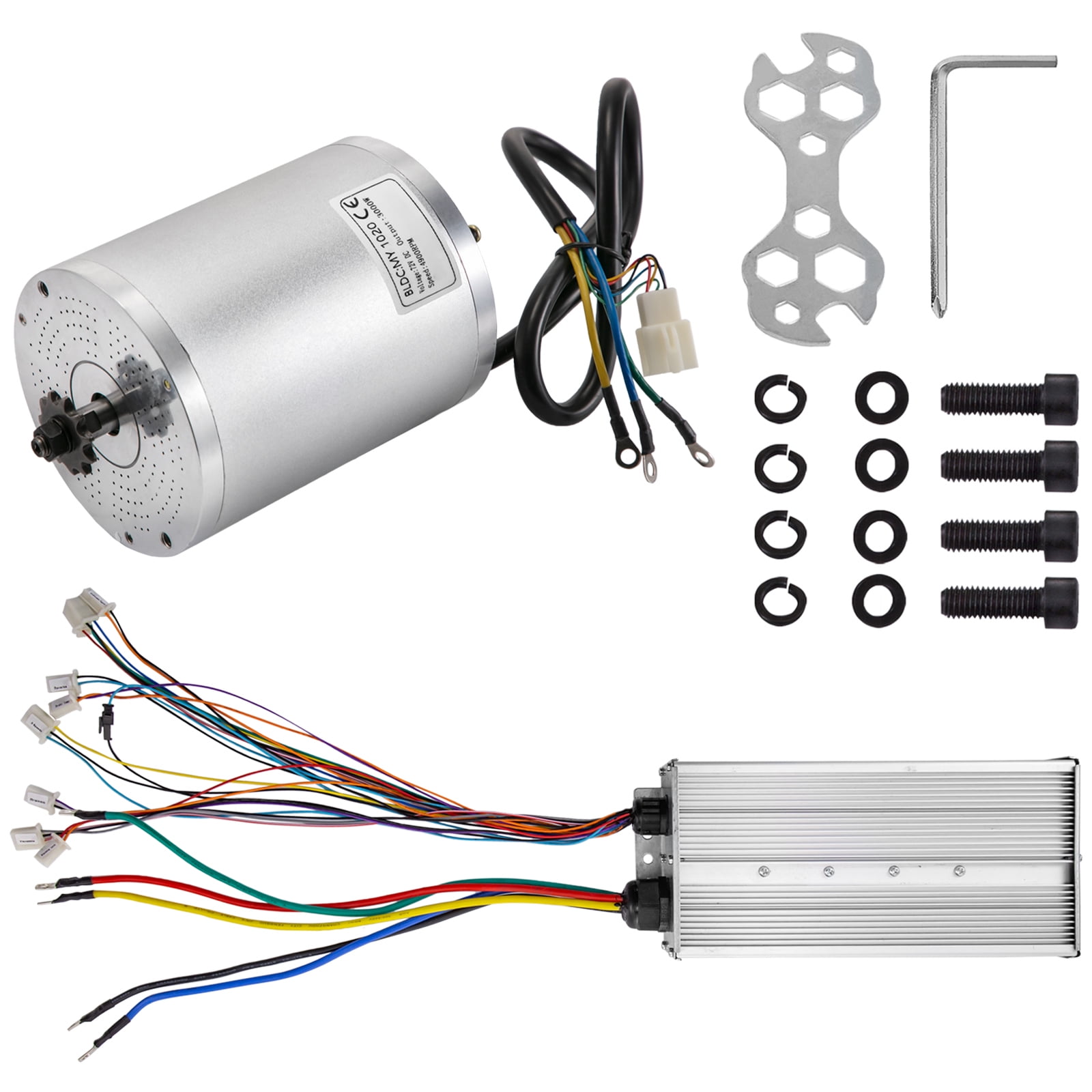 72V 3000W Electric Bicycle Brushless Motor Speed Controller for E-bike & Scooter 