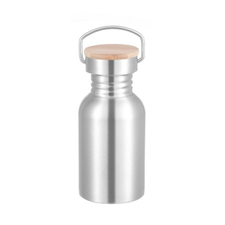 

1PC Stainless Steel Water Bottle Sports Fitness Single Walled Vacuum Insulated Metal Flask Leak Proof Drinking Water Bottle For Cyclists Runners Hikers Outdoor Camping