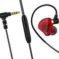 thumbnail image 4 of Auriculares Auriculares con cable Auriculares con micrófono incorporado Auriculares con control en línea con conector de 3,5 mm, rojo Inevent EL003439-04B, 4 of 7