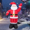 thumbnail image 4 of Decoración Decoraciones al aire libre, Inflable de Navidad, Decoración de Papá Noel de soplado luminoso al aire libre con LED, Papá Noel inflable para 24 m Salvador Papá Noel inflable, 4 of 10