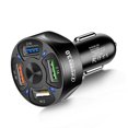 thumbnail image 1 of O 3a Qc3.0 4 Usb cargador De coche Pc Material De retención estable salida De corriente led Luz uno Para cuatro cargador De teléfono del Carro huangjie unisex, 1 of 2