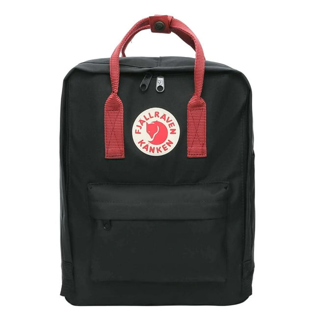 Fjallcuervo-Mochila clásica Kanken Original para hombre y mujer, bolso para ordenadorcinta roja negra