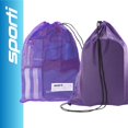 thumbnail image 2 of Bolsa de malla para natación Sporti, 46 x 75 cm, de secado rápido, color morado, 2 of 9