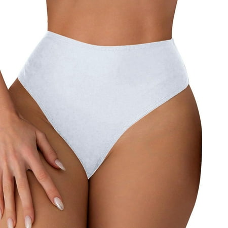 Womens Bikini Bottoms High Waisted Bikini Bottom Tummy Control Bathing Suit Full Coverage Bikini Bottom Thong Brazilian Bikini Beach Wear