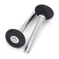 thumbnail image 1 of Garage Door Roller 4 Inch Stem Standard Rollers w/Black Nylon Wheel (2 Pack), 1 of 4