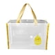 thumbnail image 1 of Bolsa transparente impermeable para fin de semana, ligera, para compras y para la playa. Blanco, 1 of 9