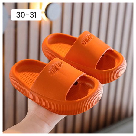 

Open Toe Toddler Sandals Beach Pool Anti-slip Water Shoes Suitable For Summer Spring Autumn Orange 30-31 Drainage Style