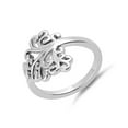 thumbnail image 2 of 925 Sterling Silver Oxidized Platinum Plated Hidden Hearts Tree Of Life Women Mom Gifts Ring, 2 of 4
