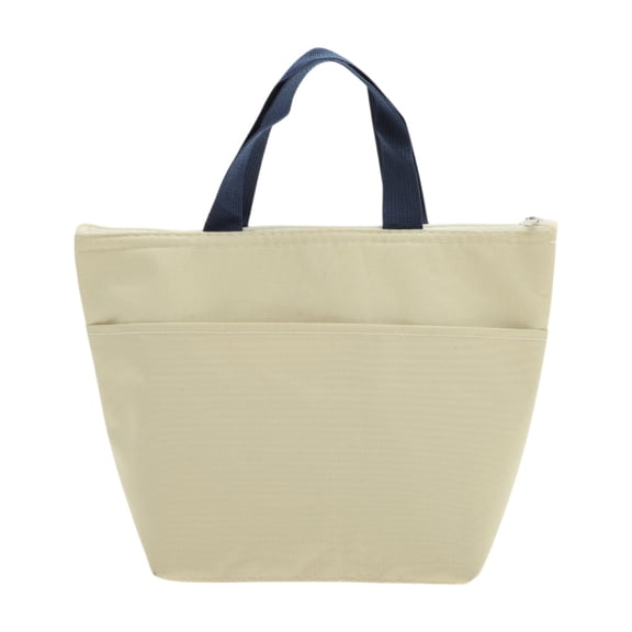 Unique Bargains 1 Pc Portable Waterproof Thermal Bag for Work 12.6"x5.12"x8.86" Beige