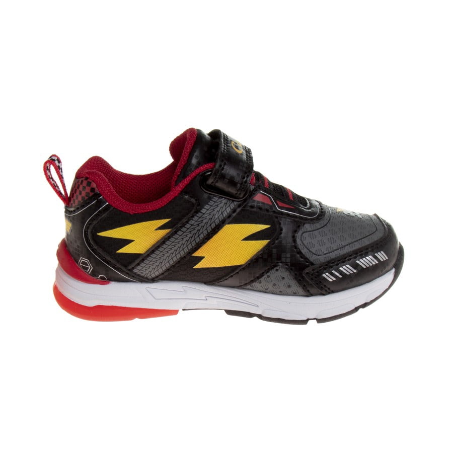 Disney Pixar Cars Lightning McQueen Hook & Loop Light-up Casual Sneakers (Toddler/Little Kids)