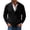 Black, variant on Chunky Cable Knit Cardigan Sweaters for Men Shawl Collar Casual Button Down Sweater Jacket Loose Fit Comfort Textured Knitted Winter Outfits Gray L