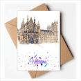 thumbnail image 1 of Westnster Abbeyof London Welcome Back Greeting Cards Envelopes Blank, 1 of 3